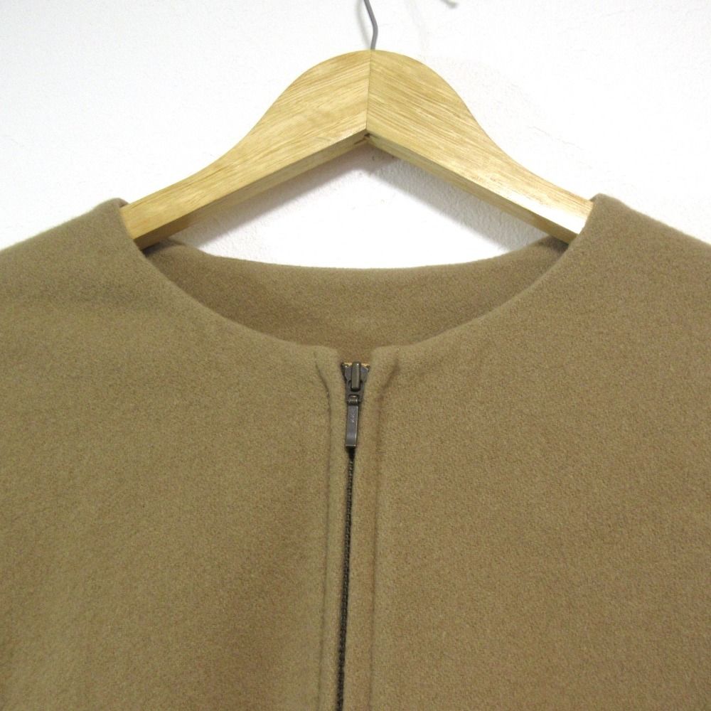 ビアズリー ウールポンチョコート キャメル 美品 BEARDSLEY