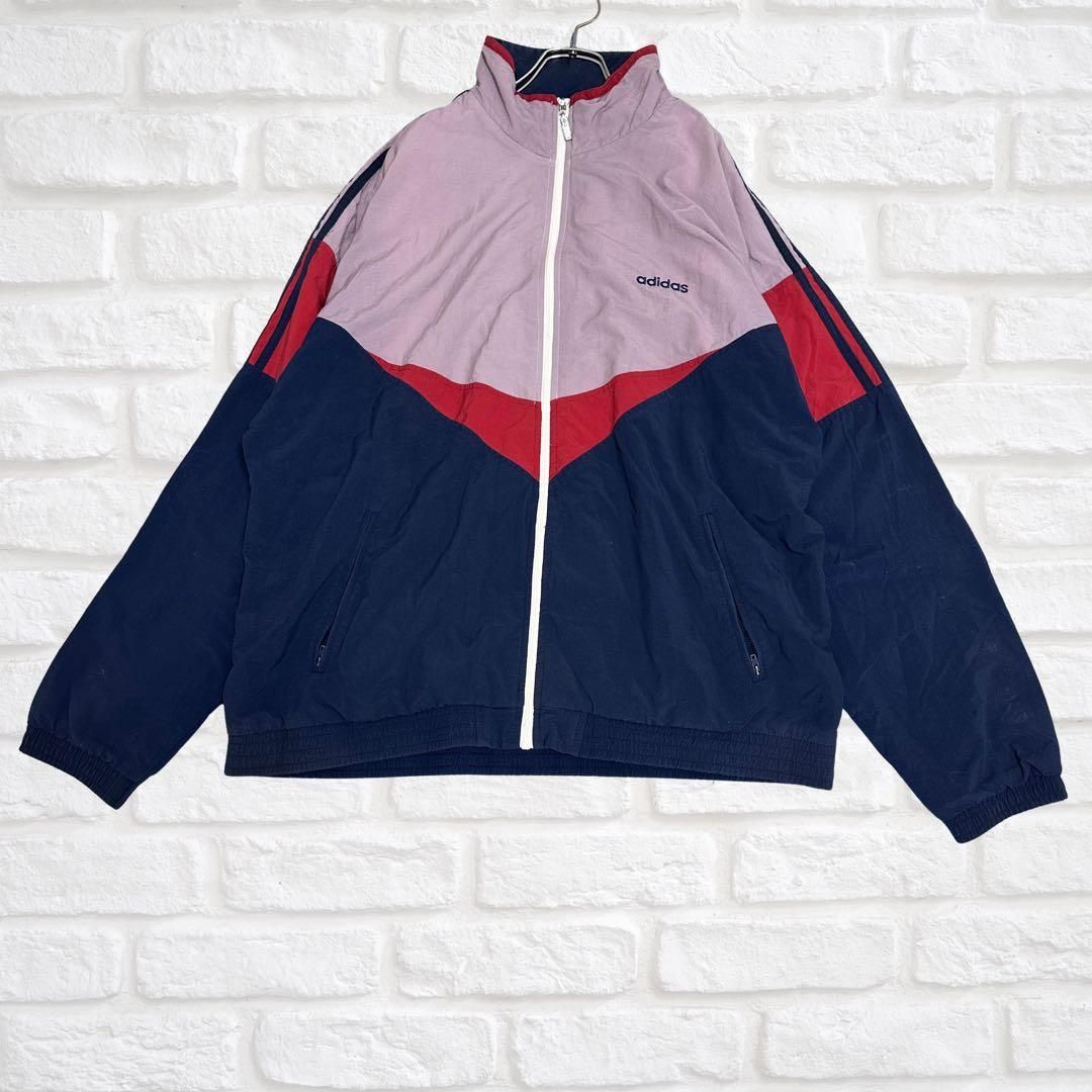 アディダス XXL 90s ナイロンジャケット 刺繍 ビッグサイズ 1897