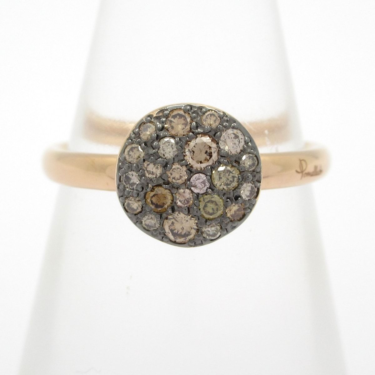 POMELLATO ポメラート バングル サッビア K18 750 ダイヤ ポメラート Pomellato サッビア ブレスレット ブラウンダイヤモンド M