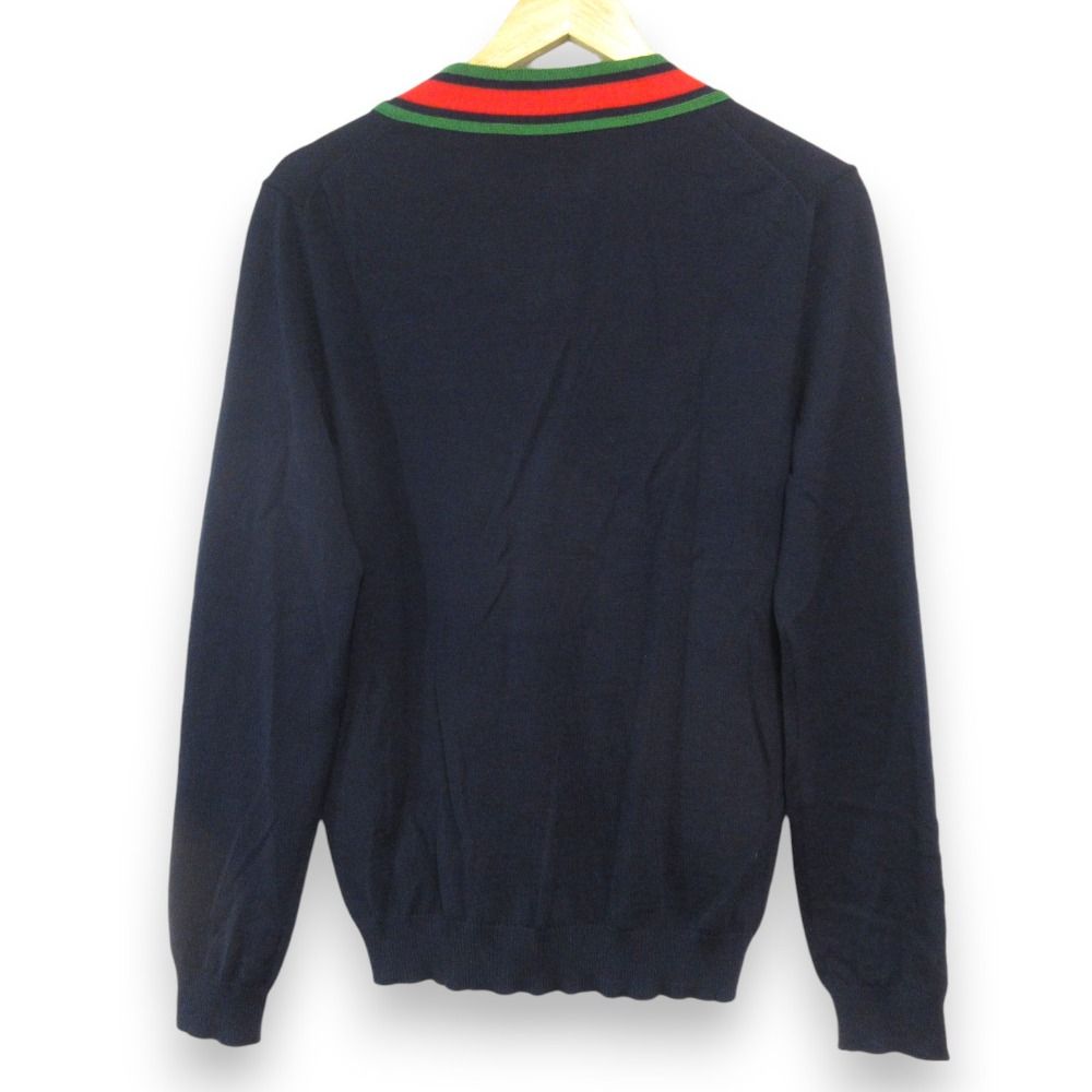 美品 GUCCI グッチ シェリーライン ニット カーディガン 576806 XS