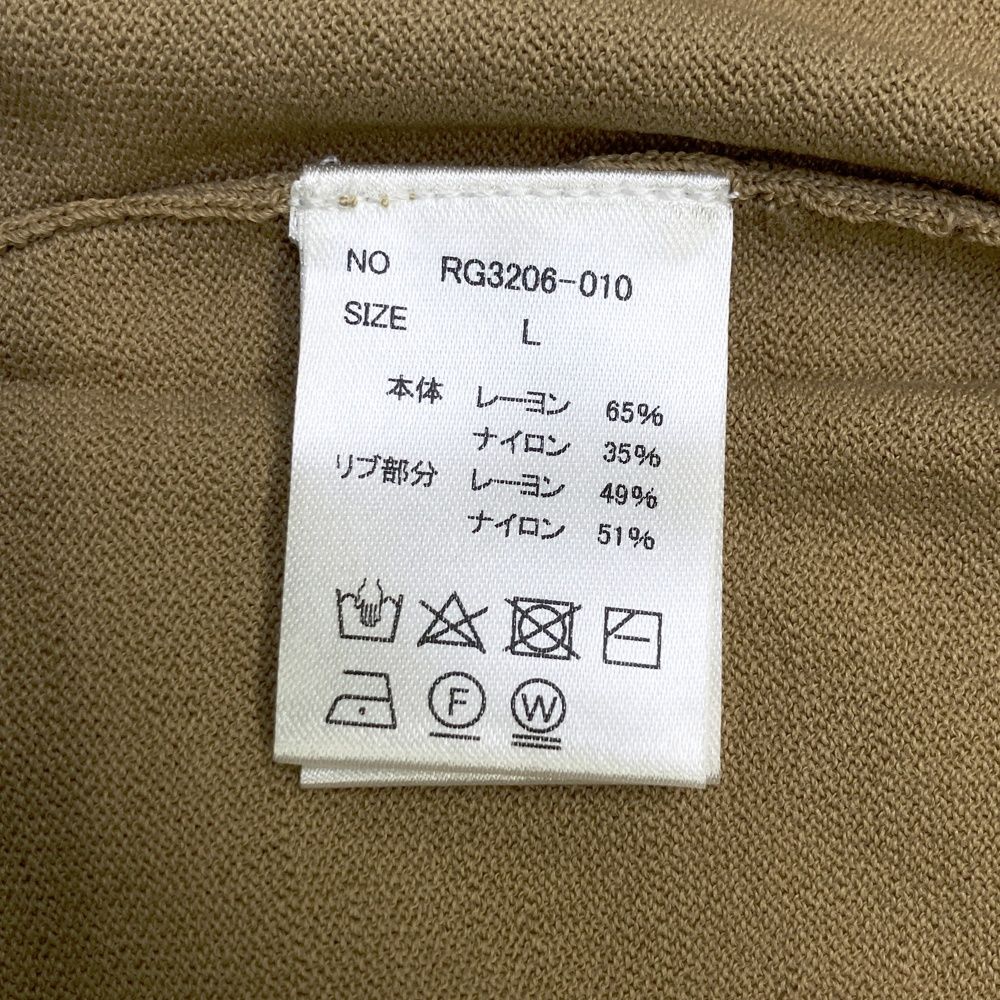 renomaゴルフ ハーフジップシャツ ベージュ renomaゴルフ ハーフジップ