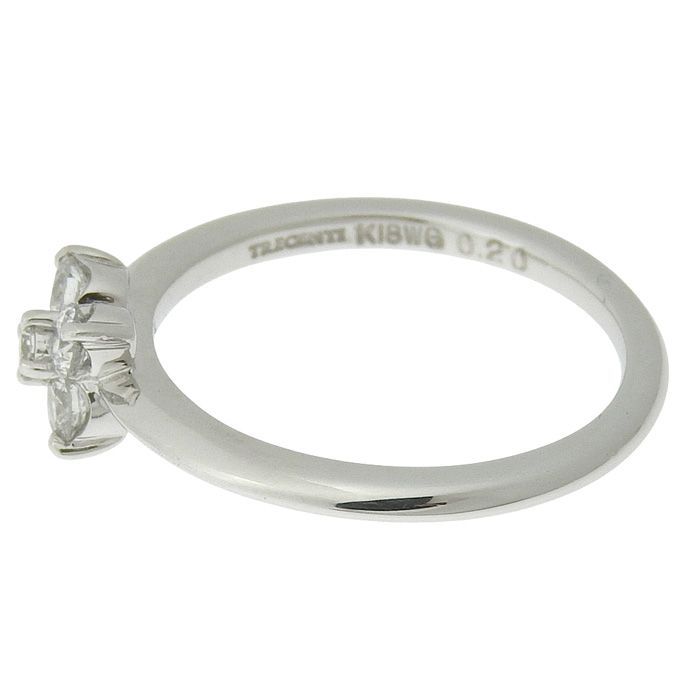 TRECENTI トレセンテ デザイン ダイヤ リング K18WG 750 ホワイト