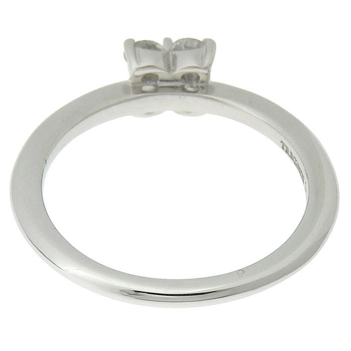 TRECENTI トレセンテ デザイン ダイヤ リング K18WG 750 ホワイト