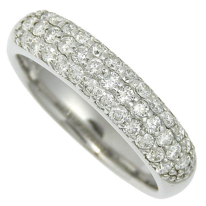 PONTE VECCHIO ポンテヴェキオ デザイン ダイヤ リング K18WG 750