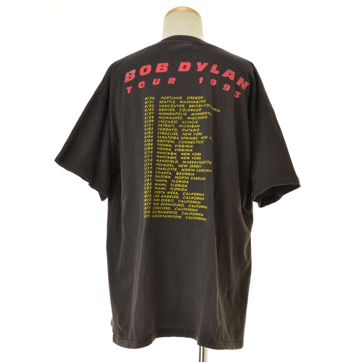 古着】90s BOB DYLAN 1993 WORLD TOUR半袖Tシャツ - メルカリ