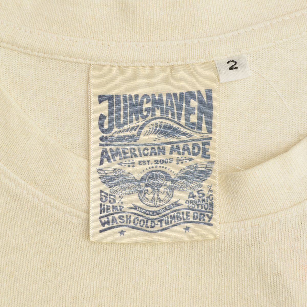 JUNGMAVEN】USA製 ヘンプコットン半袖Tシャツ - メルカリ