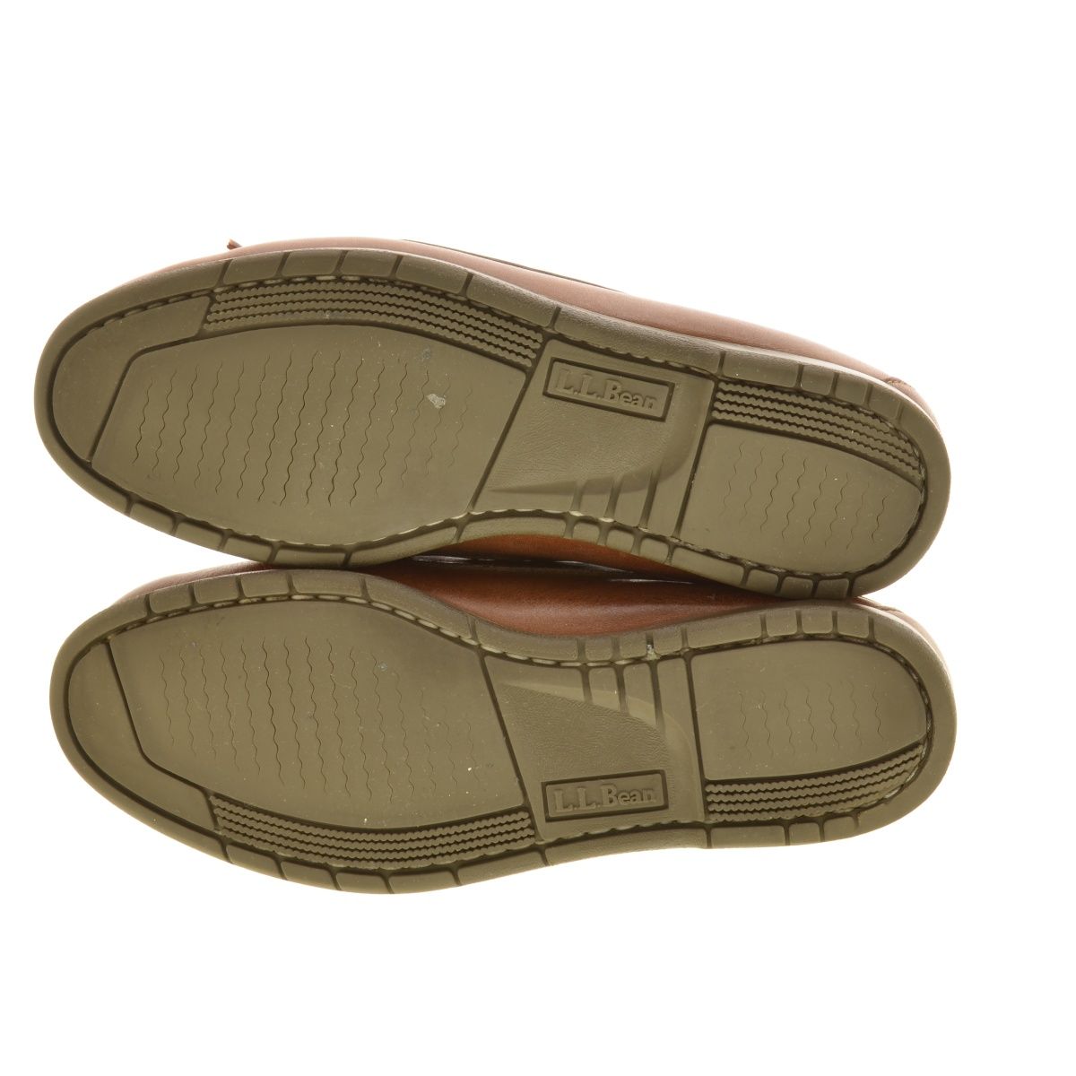 L.L.BEAN】ハンドソーン モカシン ブルーチャー モック デッキレザー
