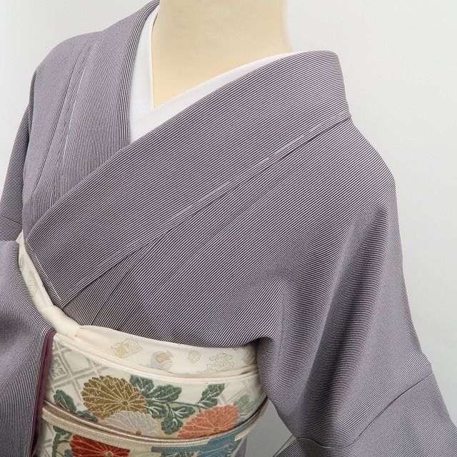  ❁tomihisa❁ 万筋 着物 正絹 仕付け糸付 上品さと落ち着きをまとう 江戸の粋 江戸小紋 6727 小紋 着物