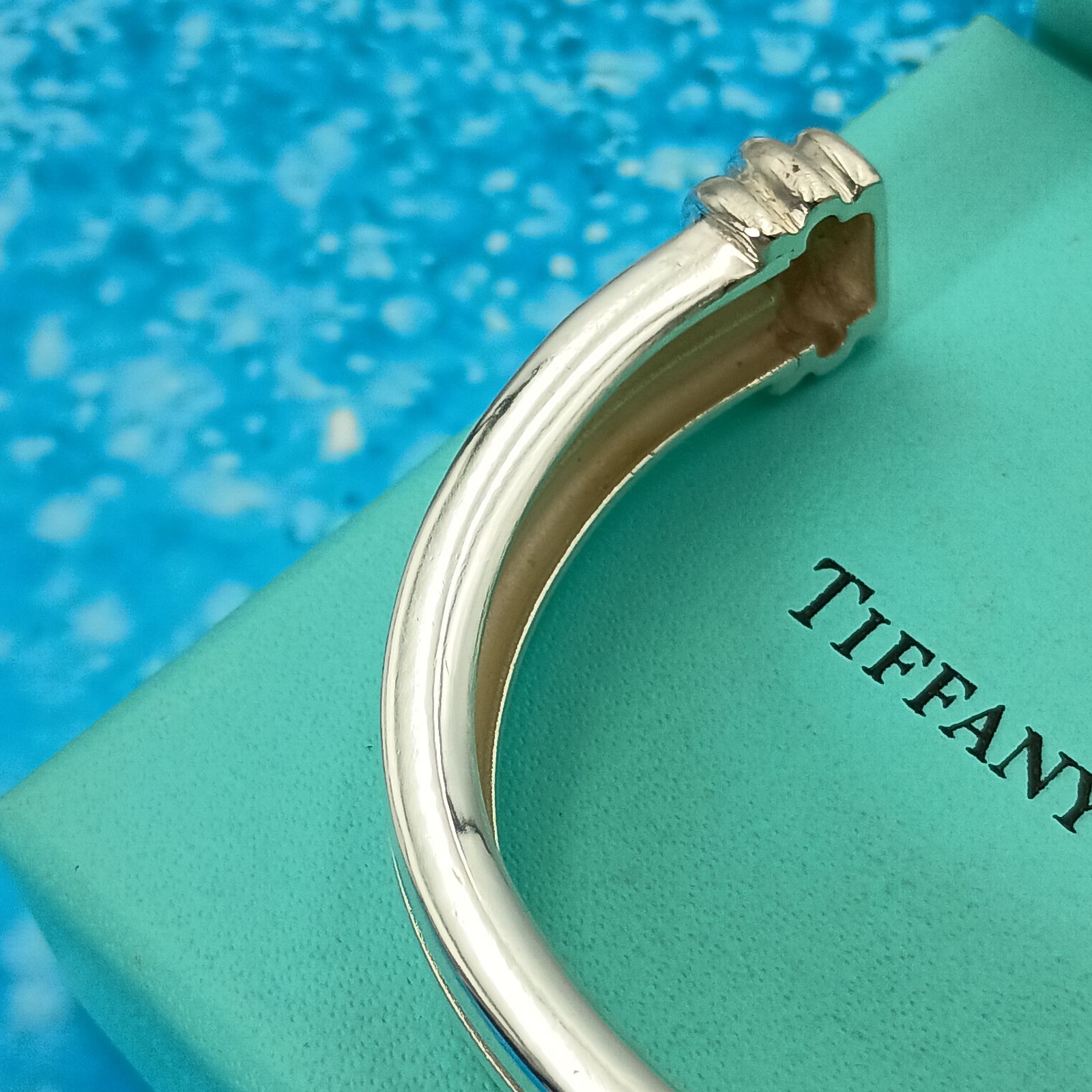 TIFFANY&Co. ティファニー グルーブド バングル メンズ レディース