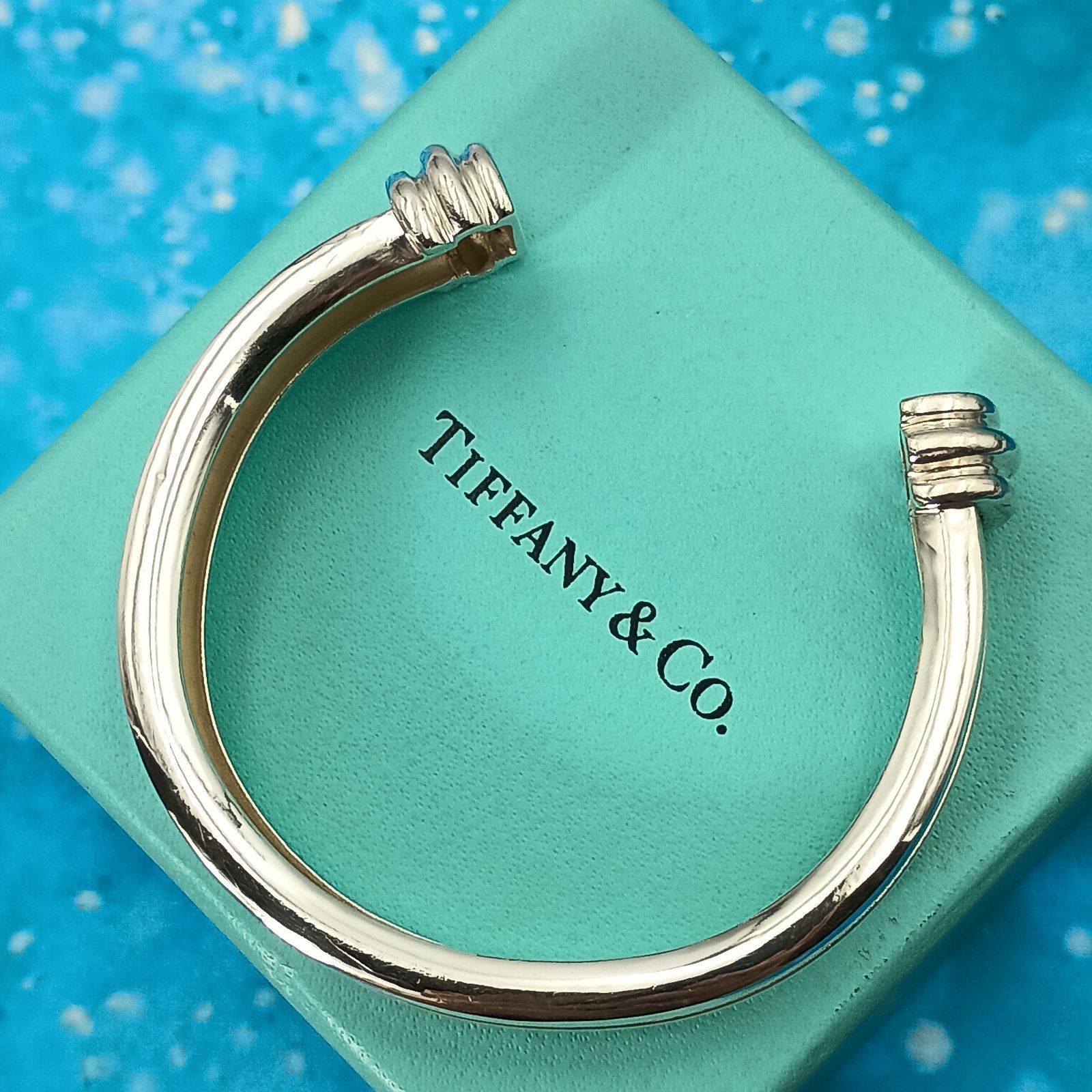 TIFFANY&Co. ティファニー グルーブド バングル メンズ レディース