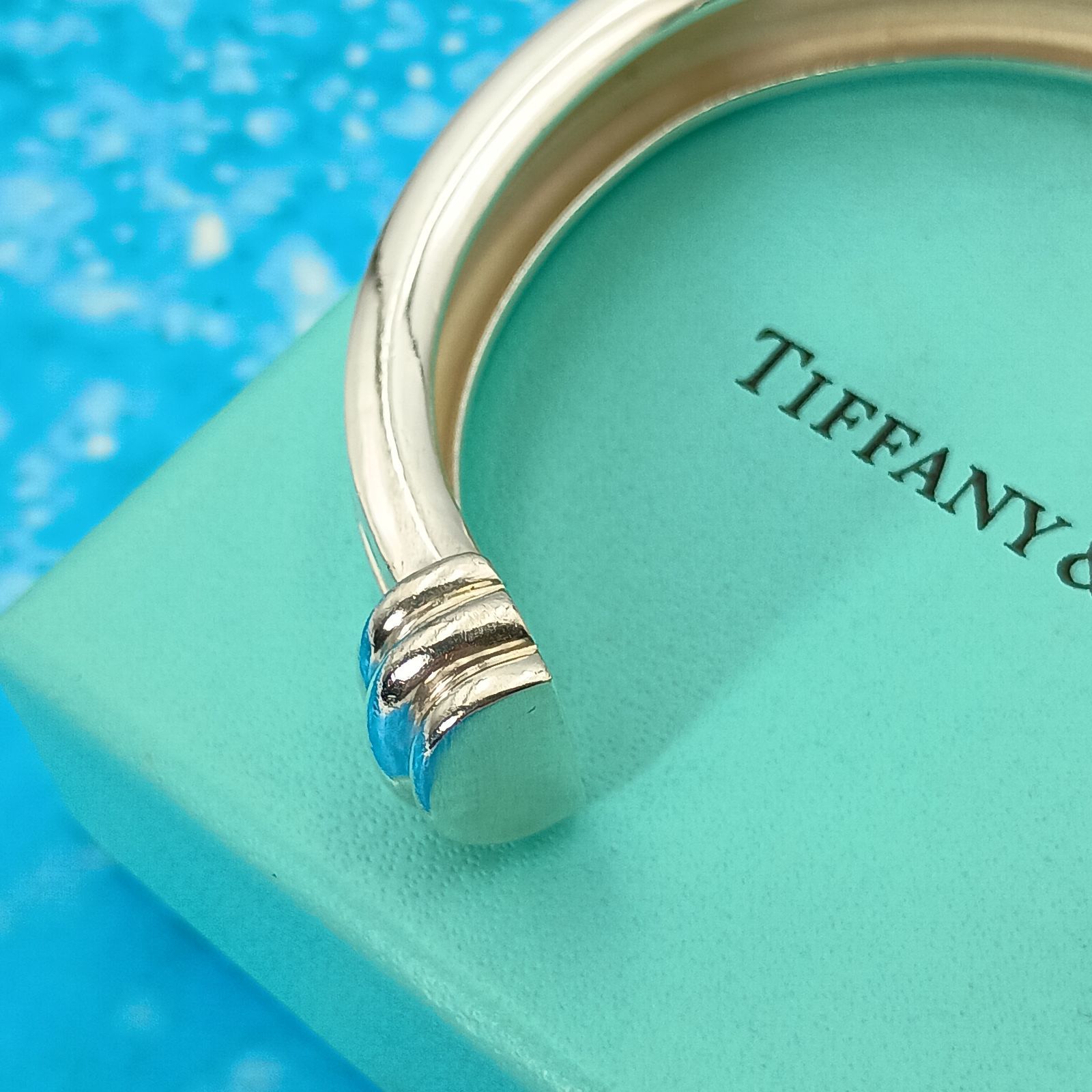 TIFFANY&Co. ティファニー グルーブド バングル メンズ レディース