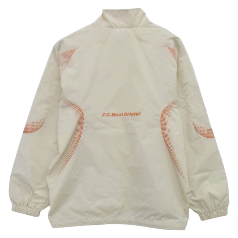 F.C.R.B. エフシーアールビー 25SS FCRB-250009 STAND COLLAR PRACTICE JACKET スタンド プラクティスジャケット ナイロンジャケット オフホワイト系 M 新古品