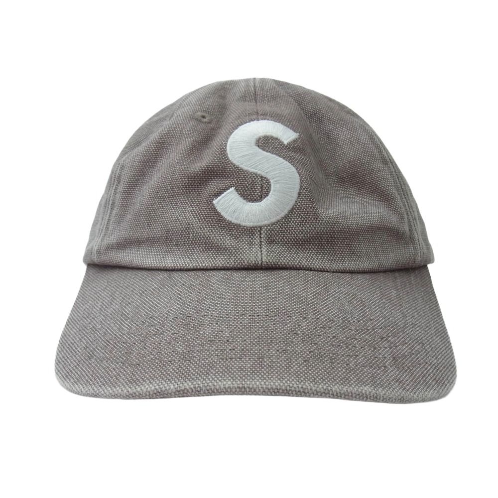  Supreme シュプリーム Pigment S Logo 6-Panel Cap ピグメント エスロゴ 6 パネル キャップ チャコール系 キャップ 帽子