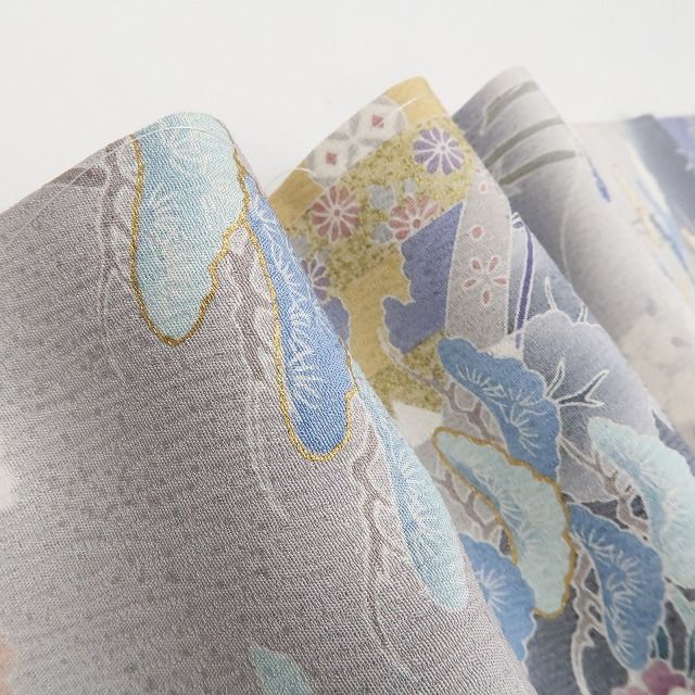 ❁tomihisa❁ 金駒刺繍 御所車 着物 正絹 仕付け糸付 トールサイズ 御所車が導く祝福の情景 訪問着 677