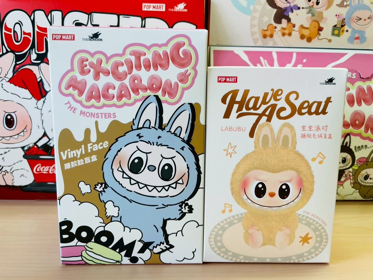 MONSTERS Exciting Macaron Have a Seat未開封 POPMART Labubu The Monsters 'Exciting Macaron' v1 The Monsters