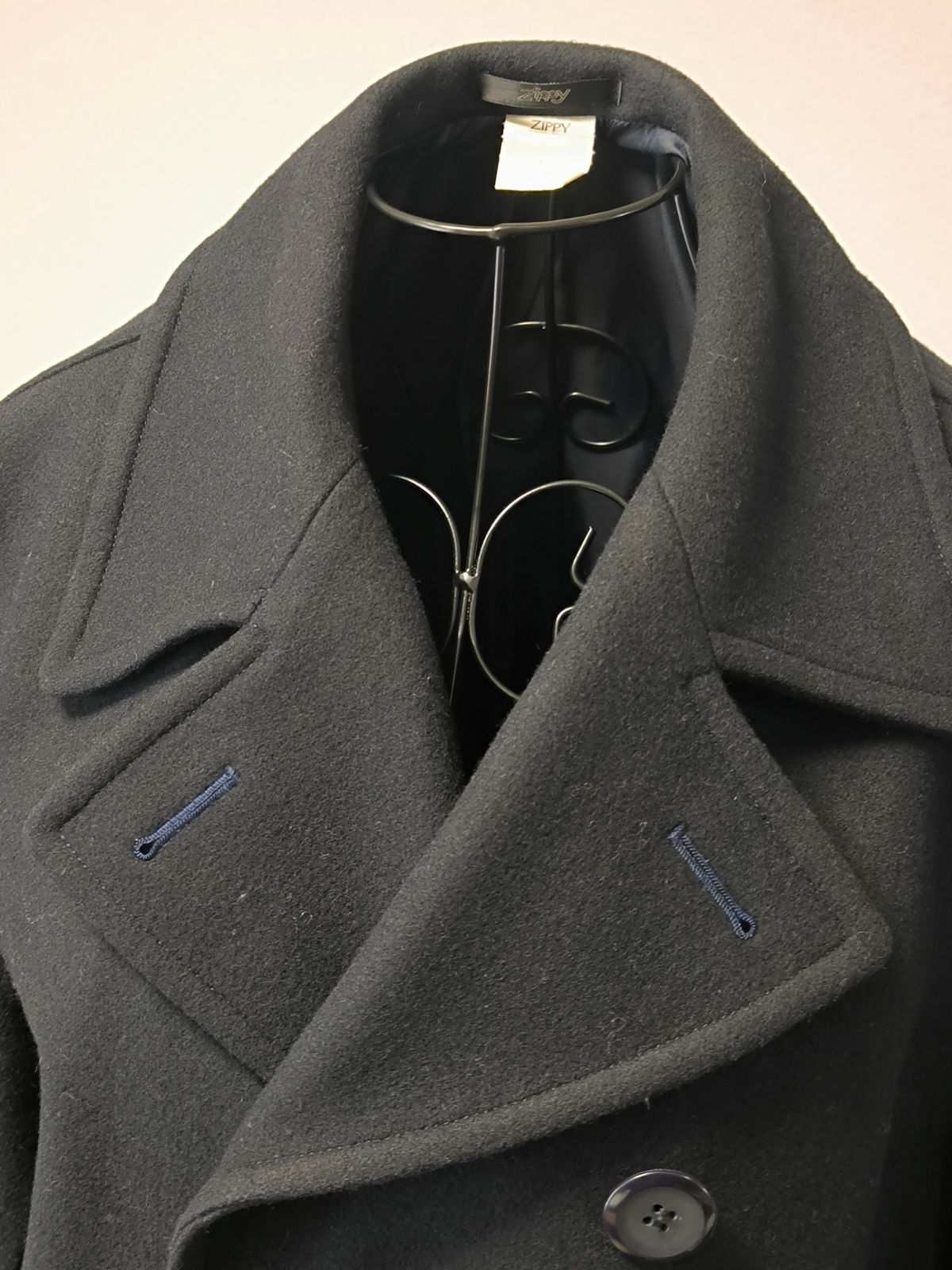 美品 郁文館夢学園 ピーコート Sサイズ 中学校 高校 グローバル高校 毛