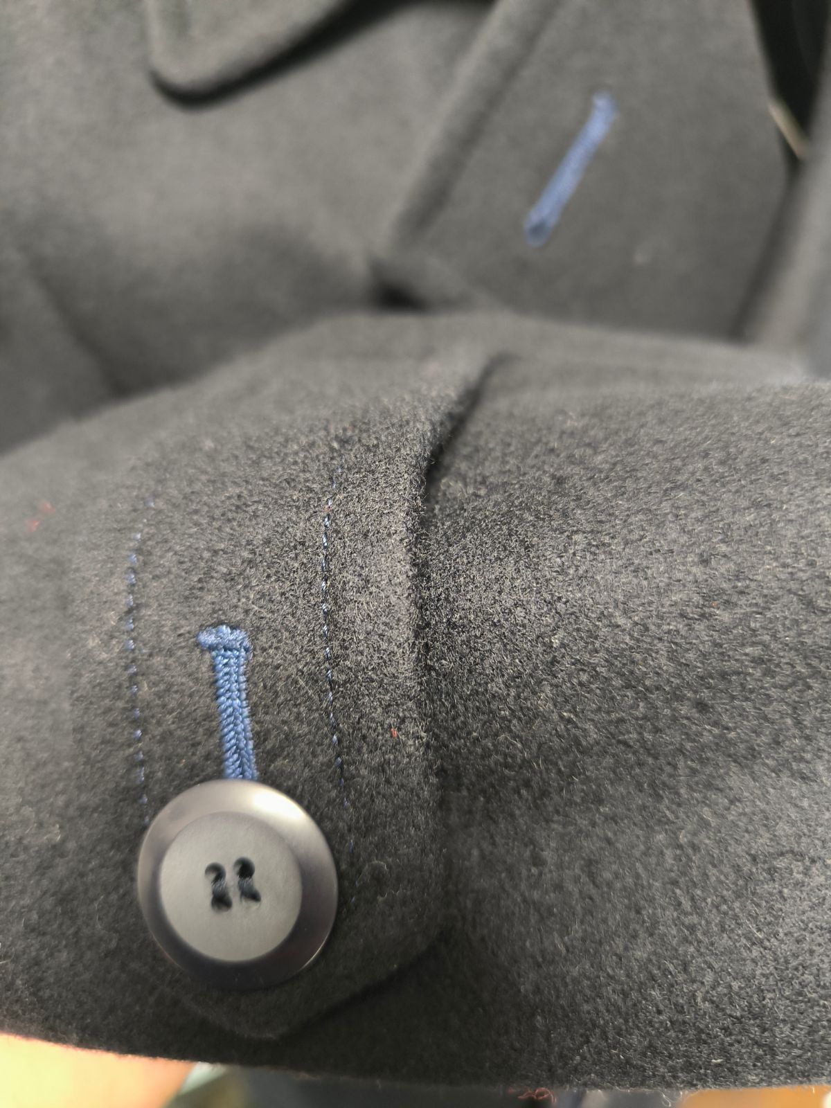 美品 郁文館夢学園 ピーコート Sサイズ 中学校 高校 グローバル高校 毛