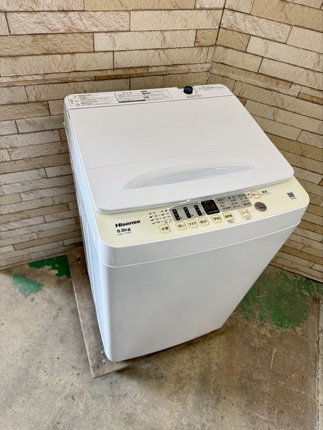 大阪送料無料☆3か月保障付き☆洗濯機☆ハイセンス☆5.5kg☆2024年☆HW 