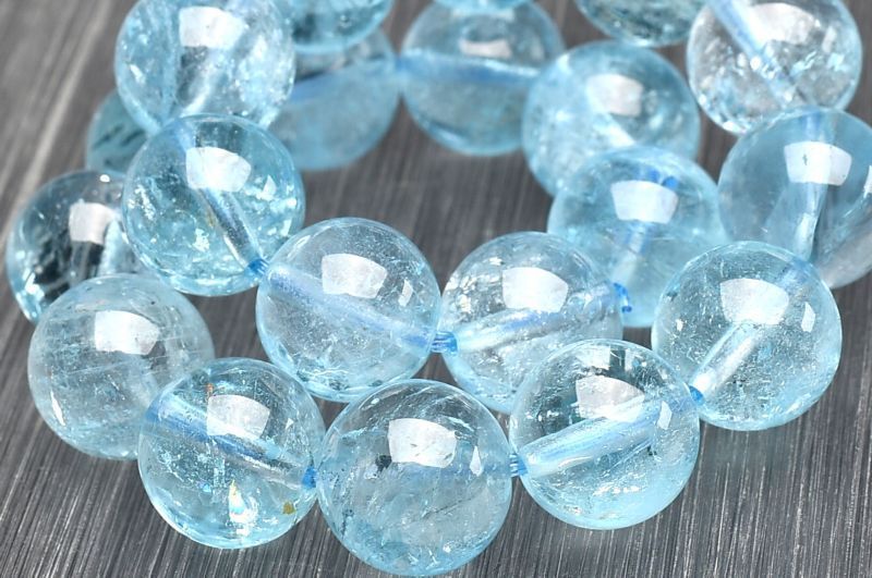 水入水晶 虹 ブルーオパール ブレスレット ブルーオパールの