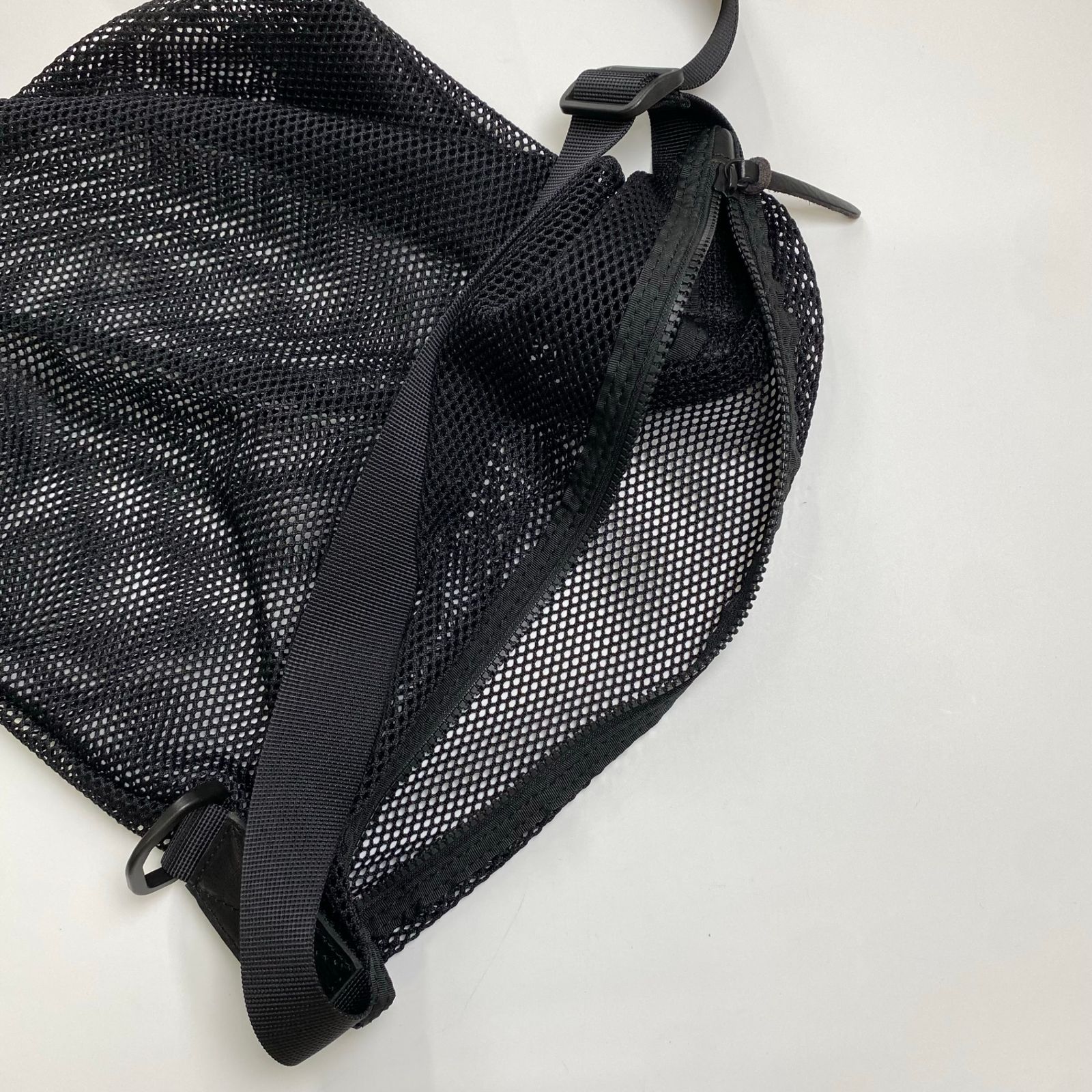 Brick ブリック / Mesh Zip Shoulder Bag メッシュ レザー ショルダー
