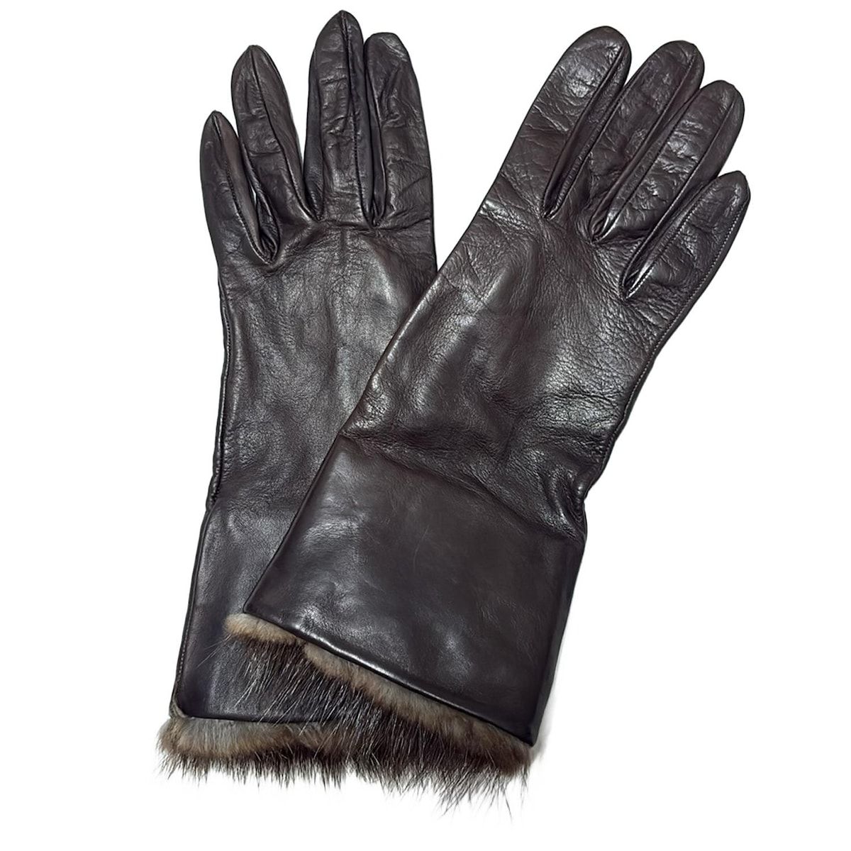 Sermoneta gloves(セルモネータグローブス) 手袋 レディース - ダーク