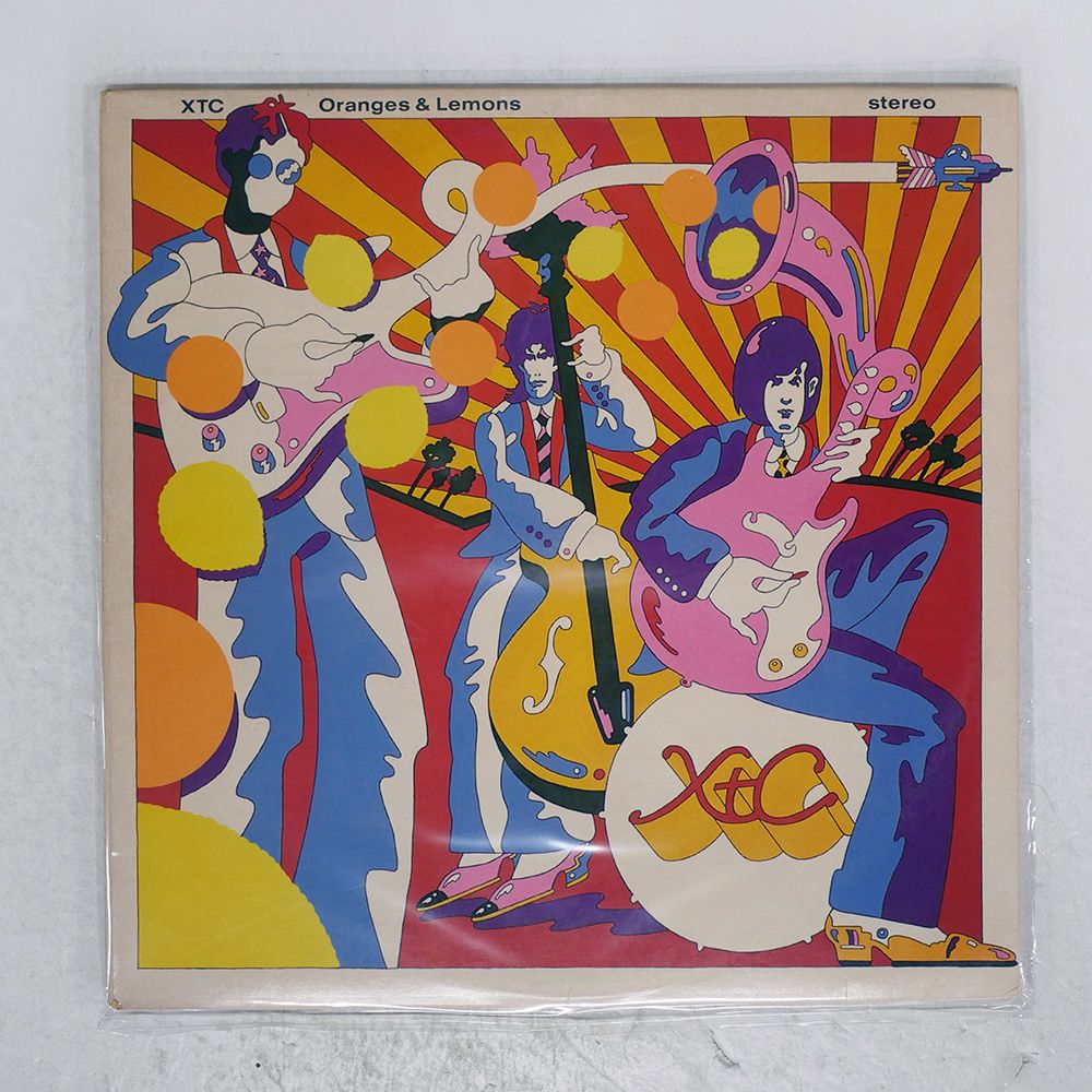 【超希少・美品】「GROWN」XTC　2枚組LP レコード US盤 XTC/ORANGES & LEMONS/GEFFEN GHS24218 LP