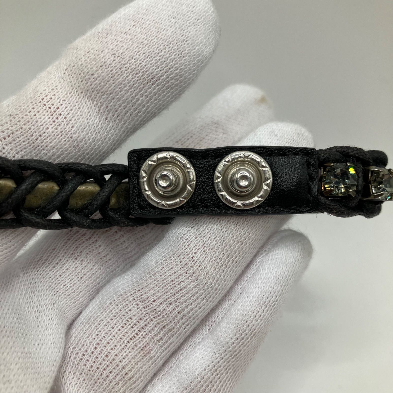 4387 SWAROVSKI スワロフスキー ブレスレット バングル ブラック