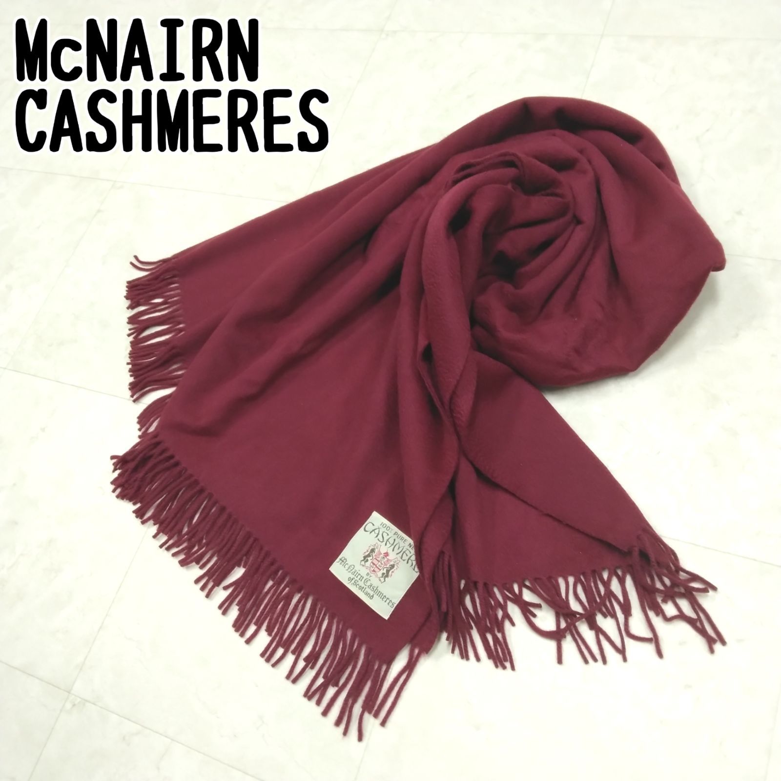 McNairn Cashmeres of Scotland カシミヤブランケット 大判
