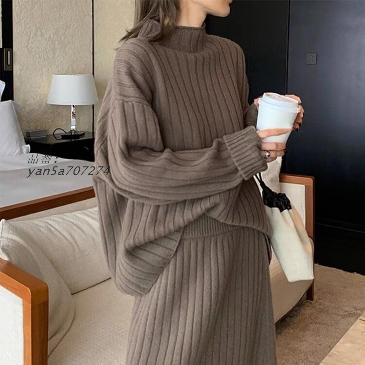 モックネック リブ