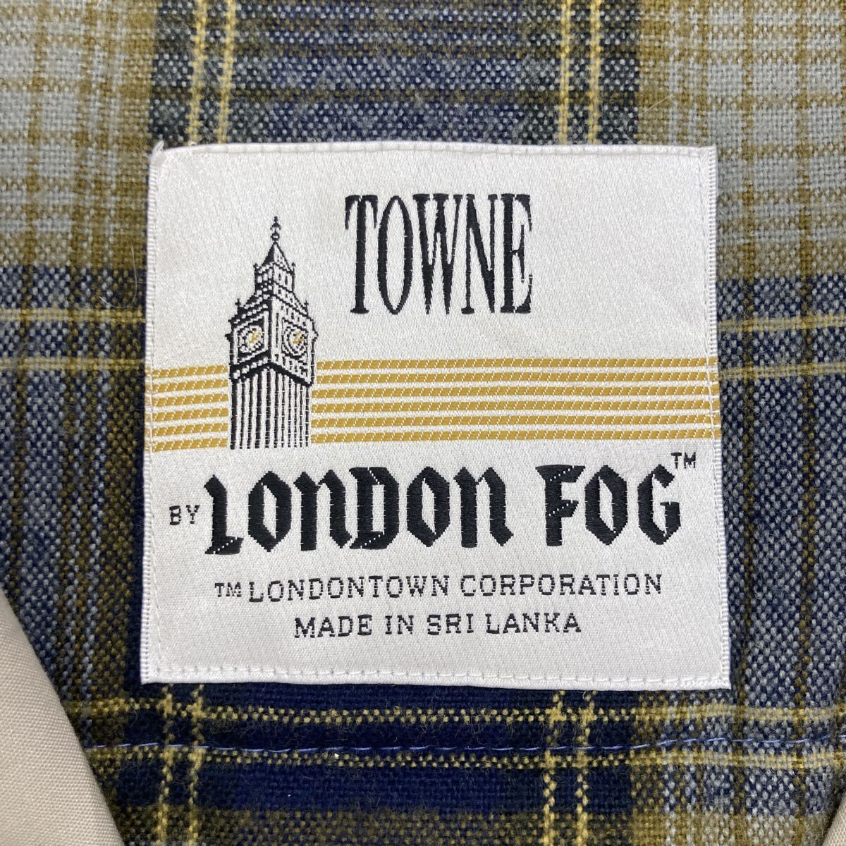 LONDONFOG 中綿ジャケット L ベージュ ロンドンフォグ ジップアップ 