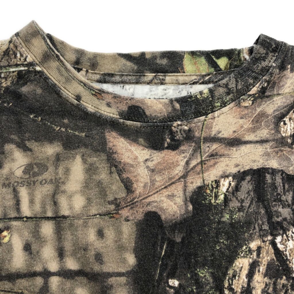 HUNTING ZONE リアルツリーカモ 長袖Tシャツ カーキ(メンズ L)中古