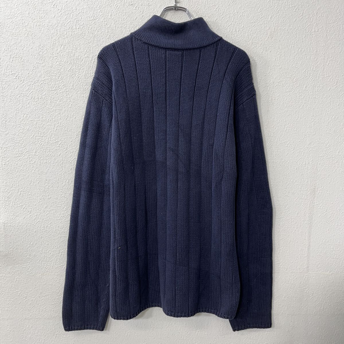 POLO JEANS RALPH LAUREN コットンニット セーター L ネイビー ポロ 