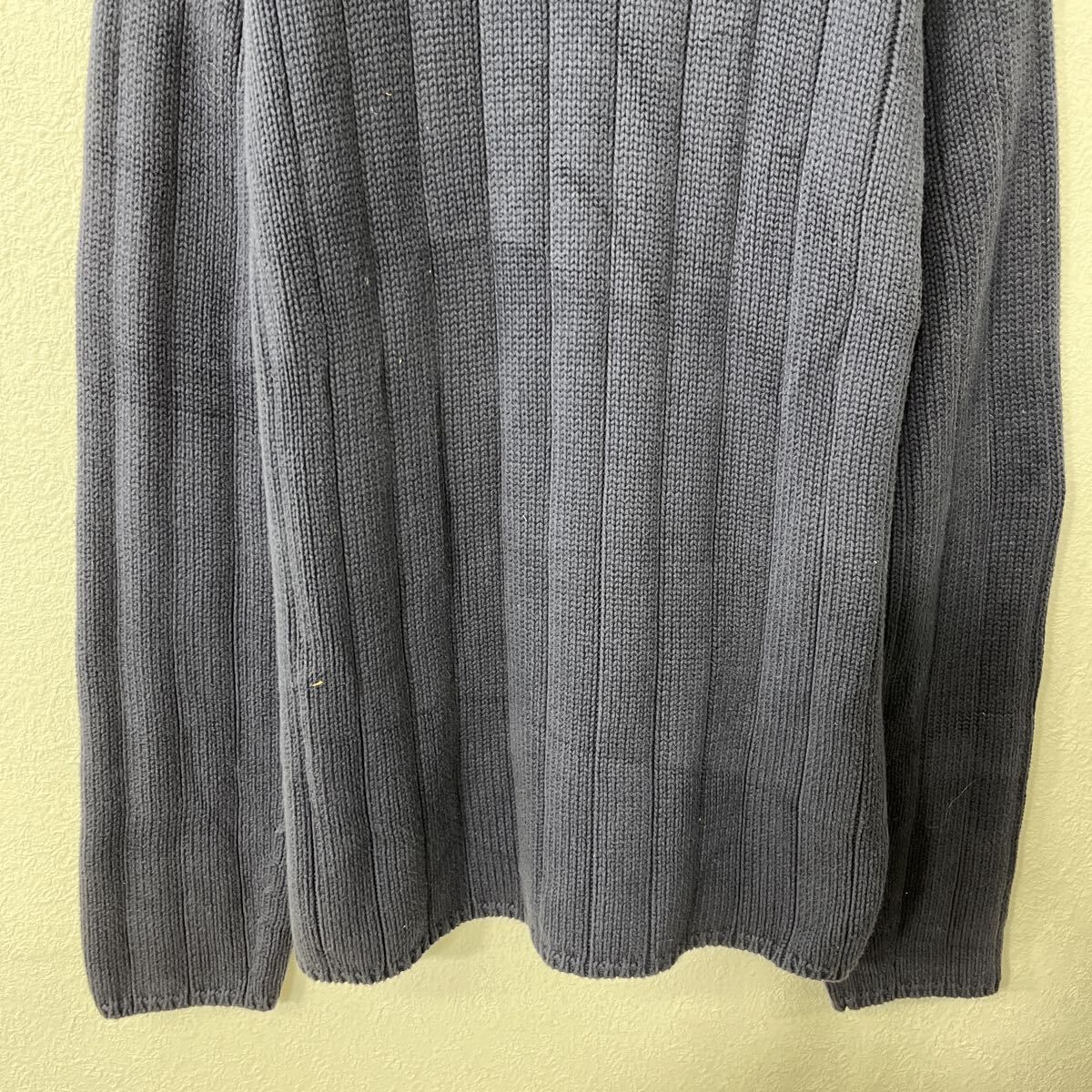 POLO JEANS RALPH LAUREN コットンニット セーター L ネイビー ポロ 