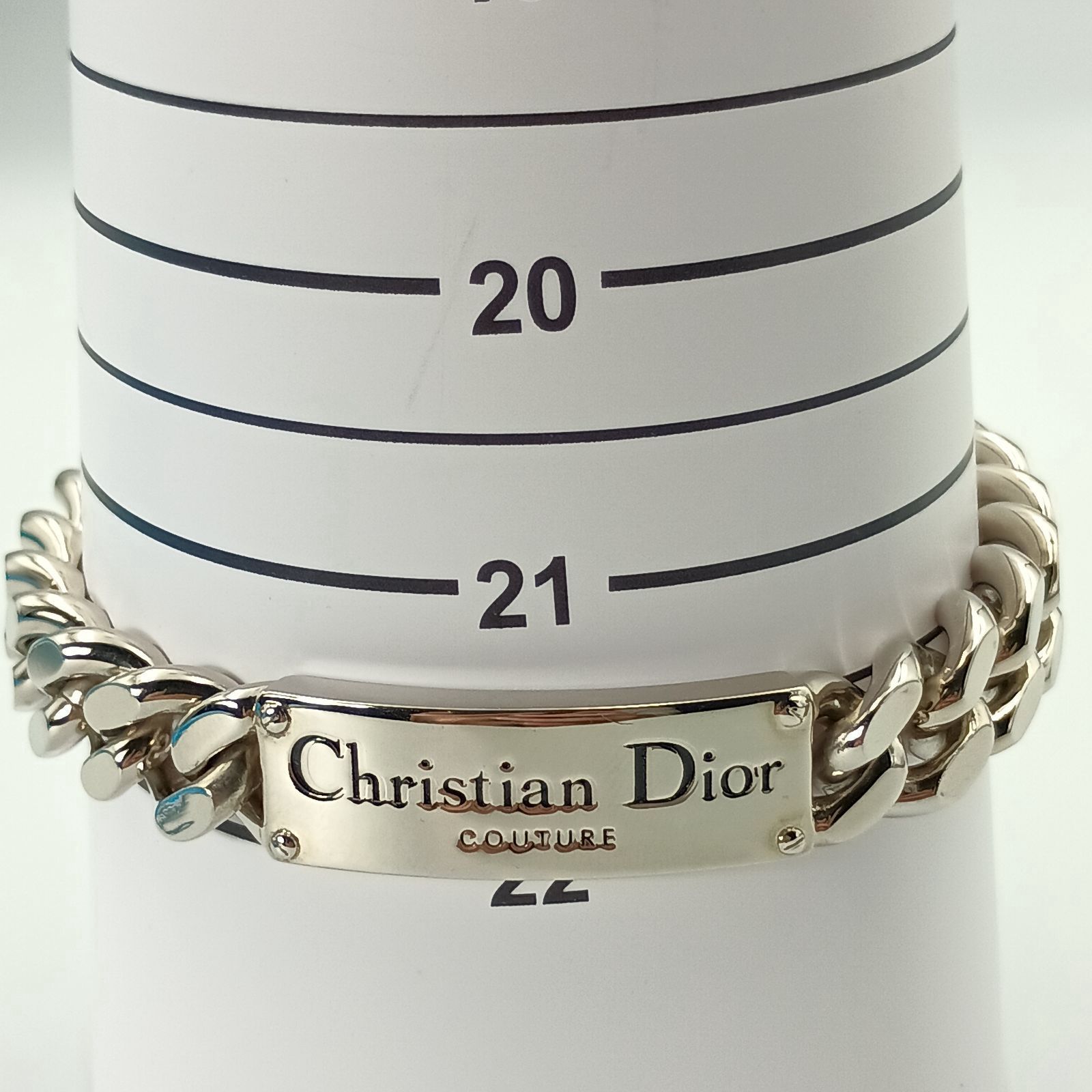 Christian Dior ディオール 喜平チェーン ブレスレット Couture