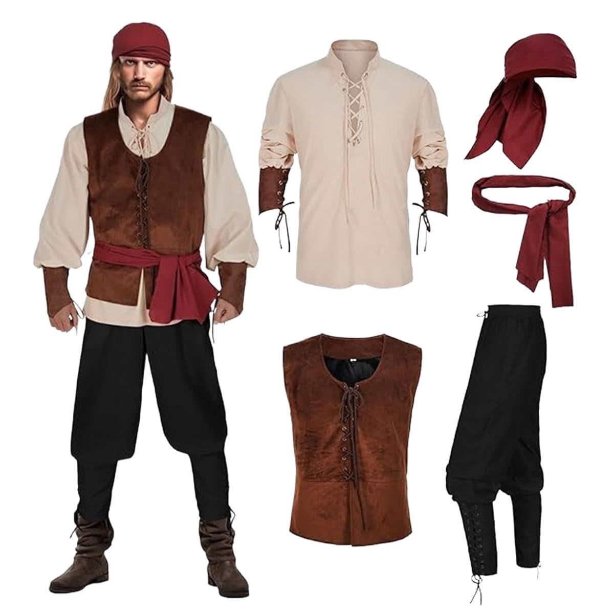 monoii ハロウィン 海賊 コスプレ メンズ 仮装 衣装 コスチューム