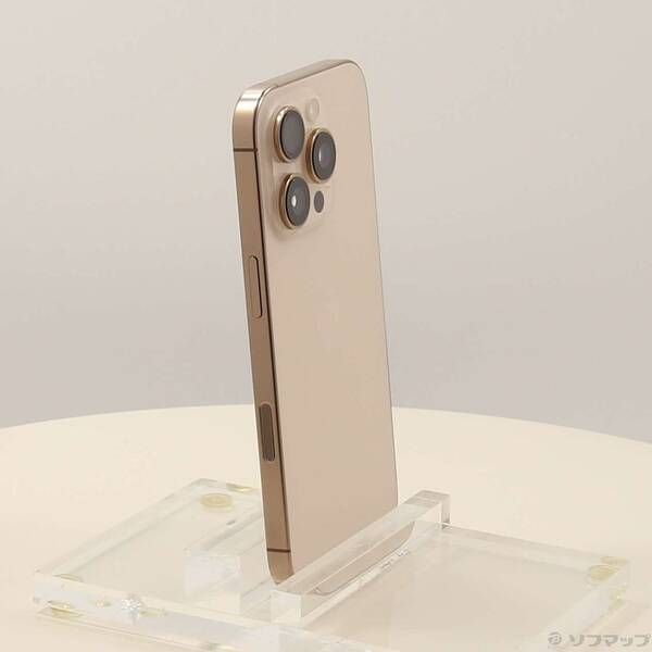 中古品〕 iPhone16 Pro 128GB デザートチタニウム MYMX3J／A SIMフリー