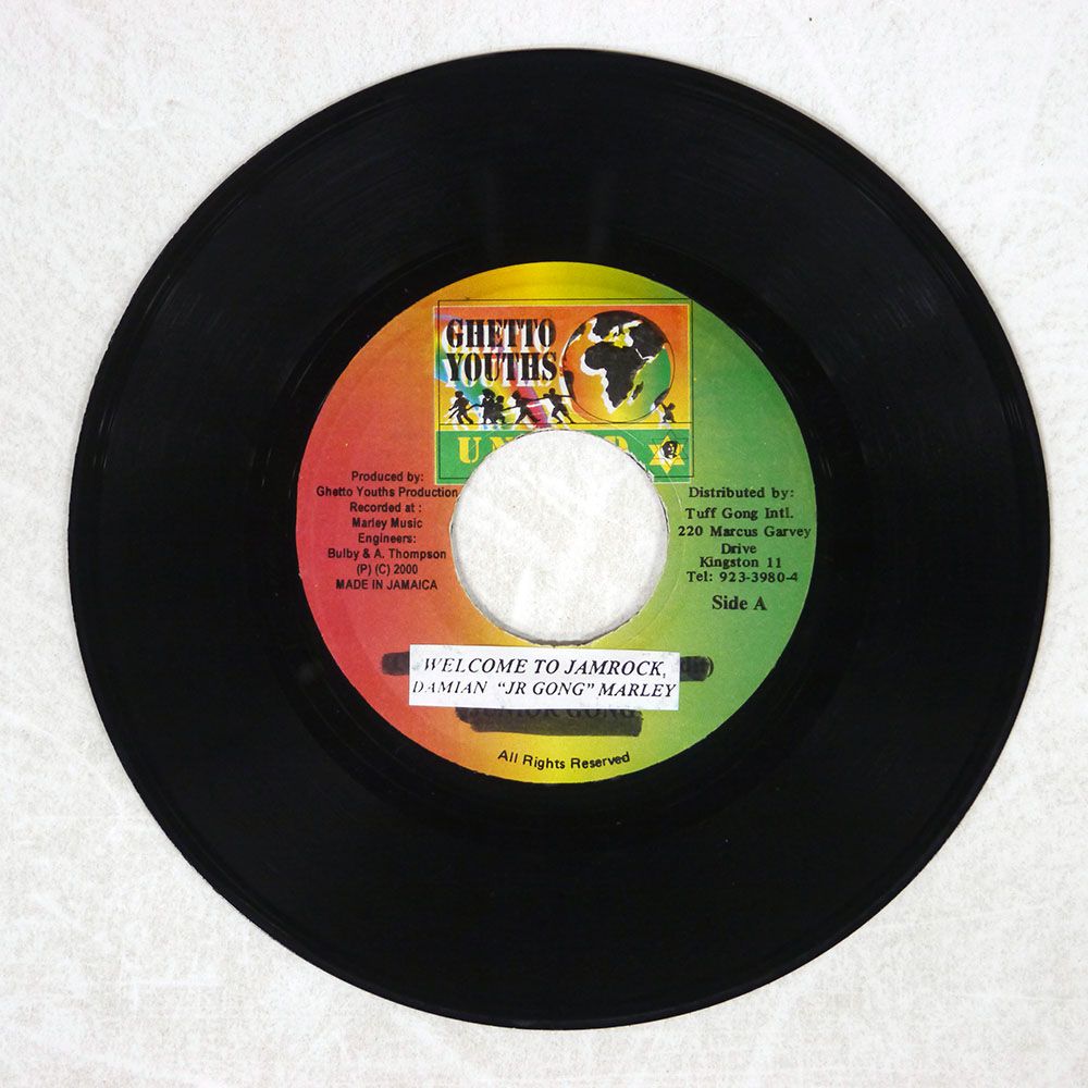 レコード ジャマイカ盤 DAMIAN MARLEY/WELCOME TO JAMROCK/GHETTO