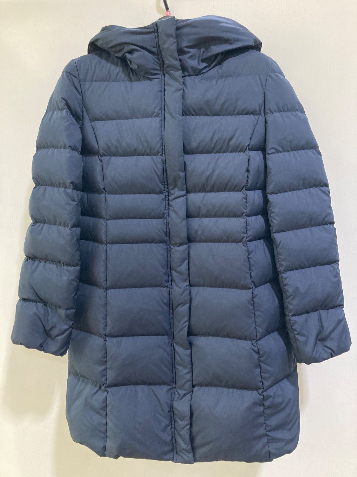 INDIVI ネイビー ダウンコート　38 INDIVI ダウンコート ダウンジャケット 「洗える／撥水