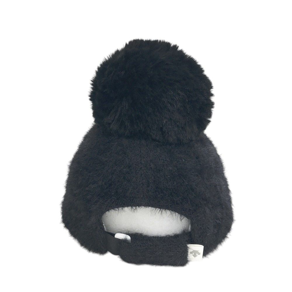 DESCENTE GOLF ポンポン付きニット帽 F DESCENTE GOLF（デサントゴルフ