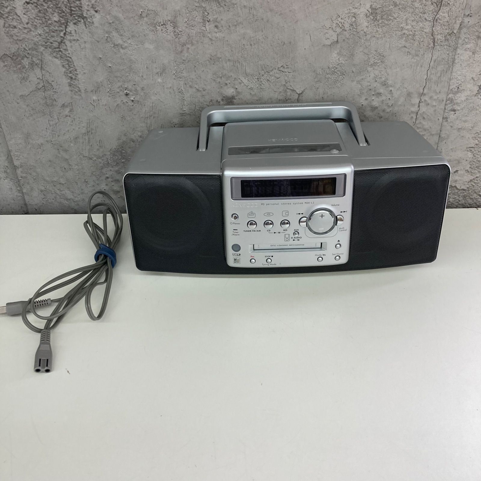 KENWOOD ケンウッド MD PERSONAL STEREO SYSTEM MDX-L1 パーソナルステレオシステム 2006年製 動作 済み