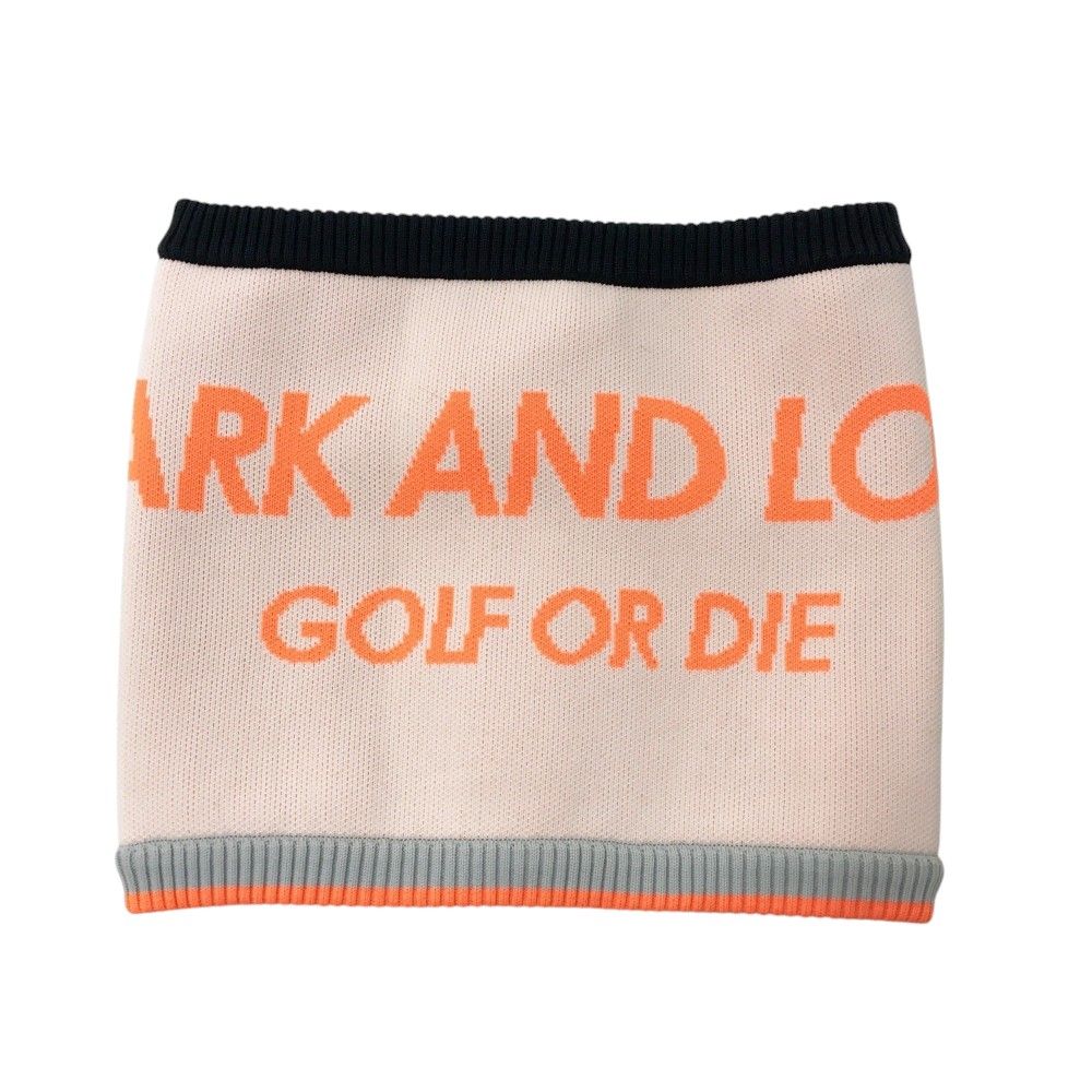 MARK&LONA マークアンドロナ リバーシブル ネックウォーマー オレンジ