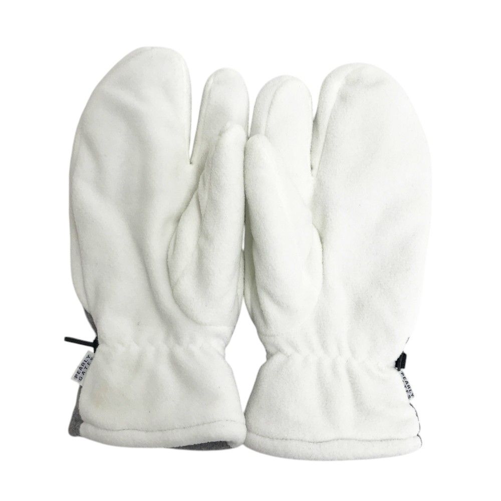 PEARLY GATES パーリーゲイツ フリース ミトン グローブ グレー系 M