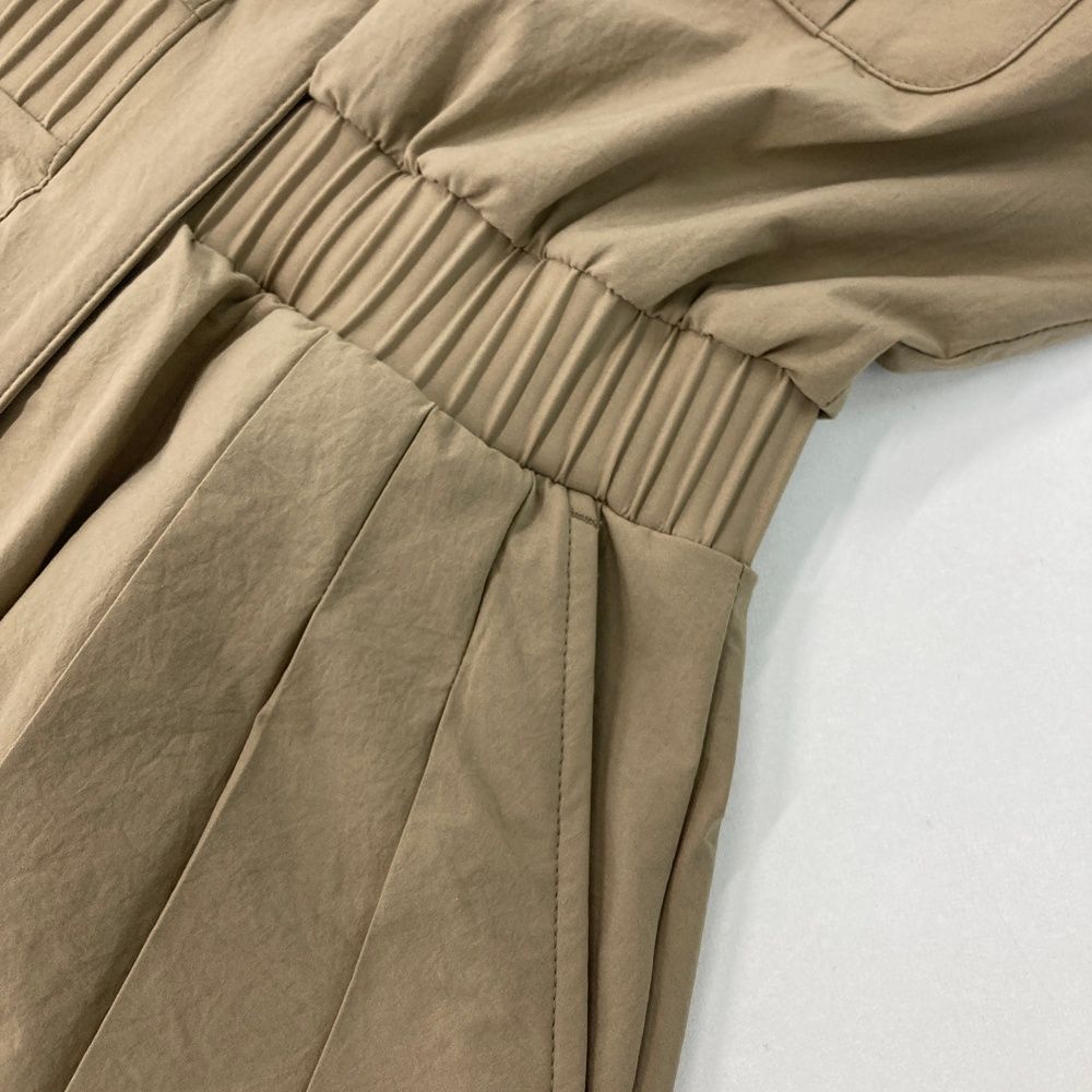 サイズ：XS WAAC ワック 2025年モデル 半袖ワンピース ベージュ系