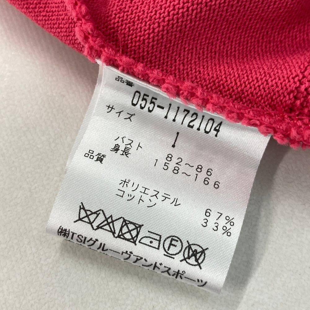 サイズ：1 PEARLY GATES パーリーゲイツ 長袖 ニット ジップジャケット