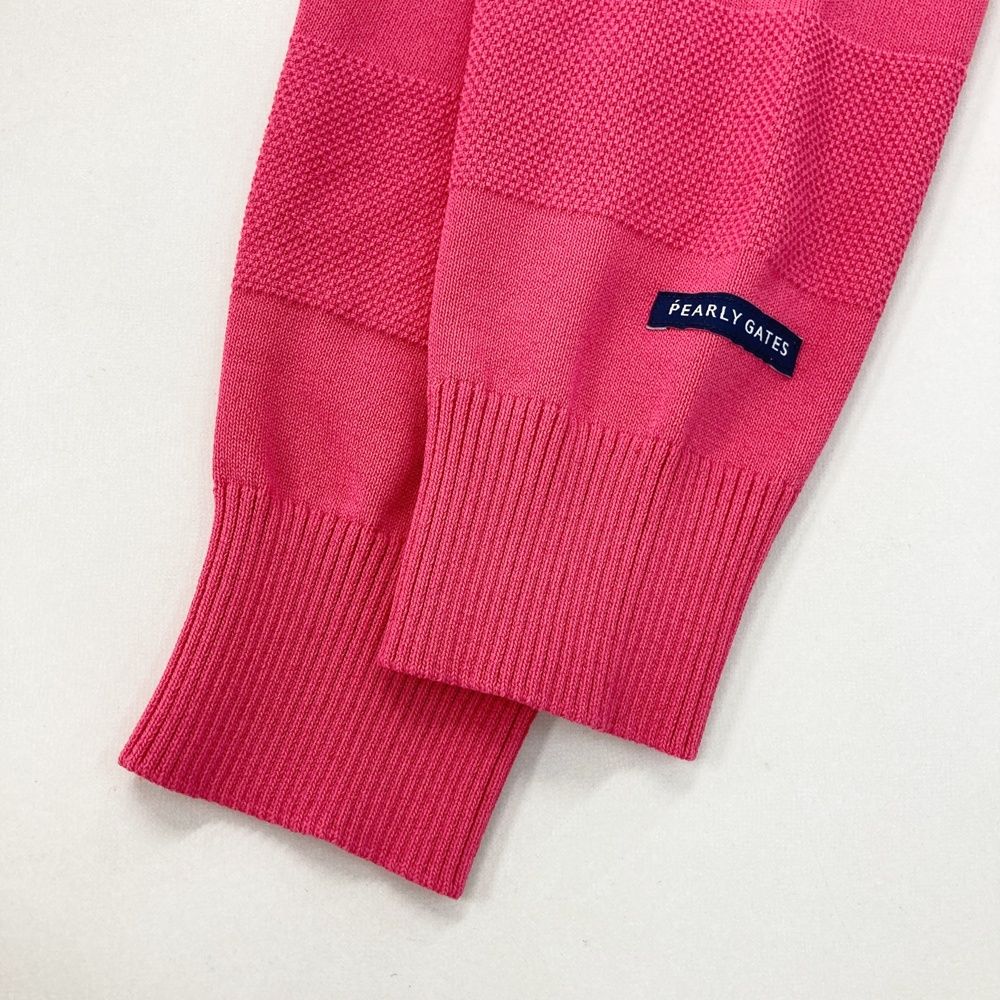 サイズ：1 PEARLY GATES パーリーゲイツ 長袖 ニット ジップジャケット