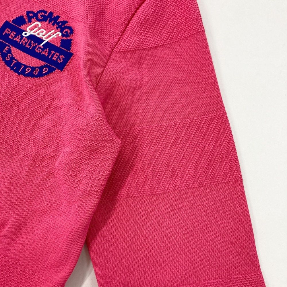 サイズ：1 PEARLY GATES パーリーゲイツ 長袖 ニット ジップジャケット