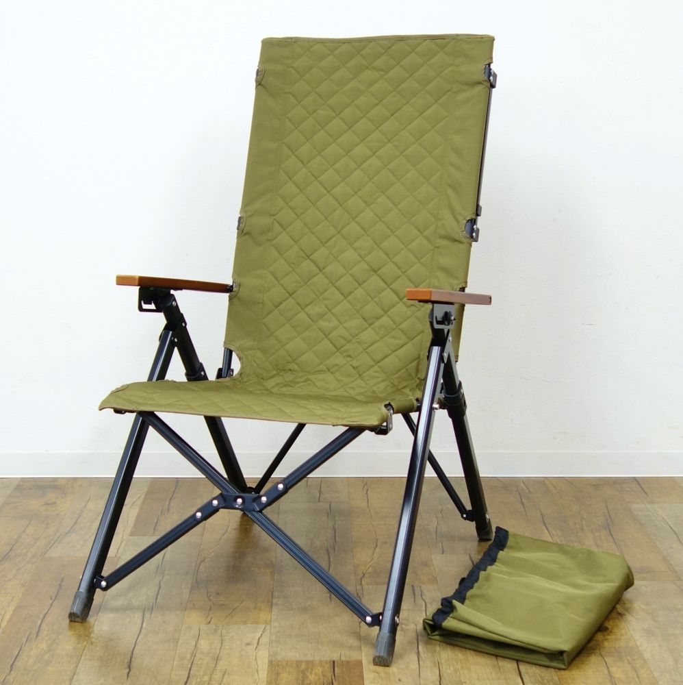 アルペンアウトドアーズ　ハイバックチェア　オリーブカラー 美品 アルペンアウトドアーズ Alpen Outdoors ハイバック チェア
