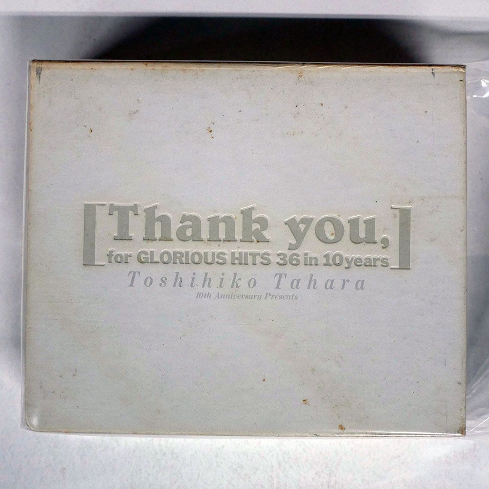 国内盤 田原俊彦/THANK YOU, FOR GLORIOUS HITS 36 IN 10YEARS/PONY