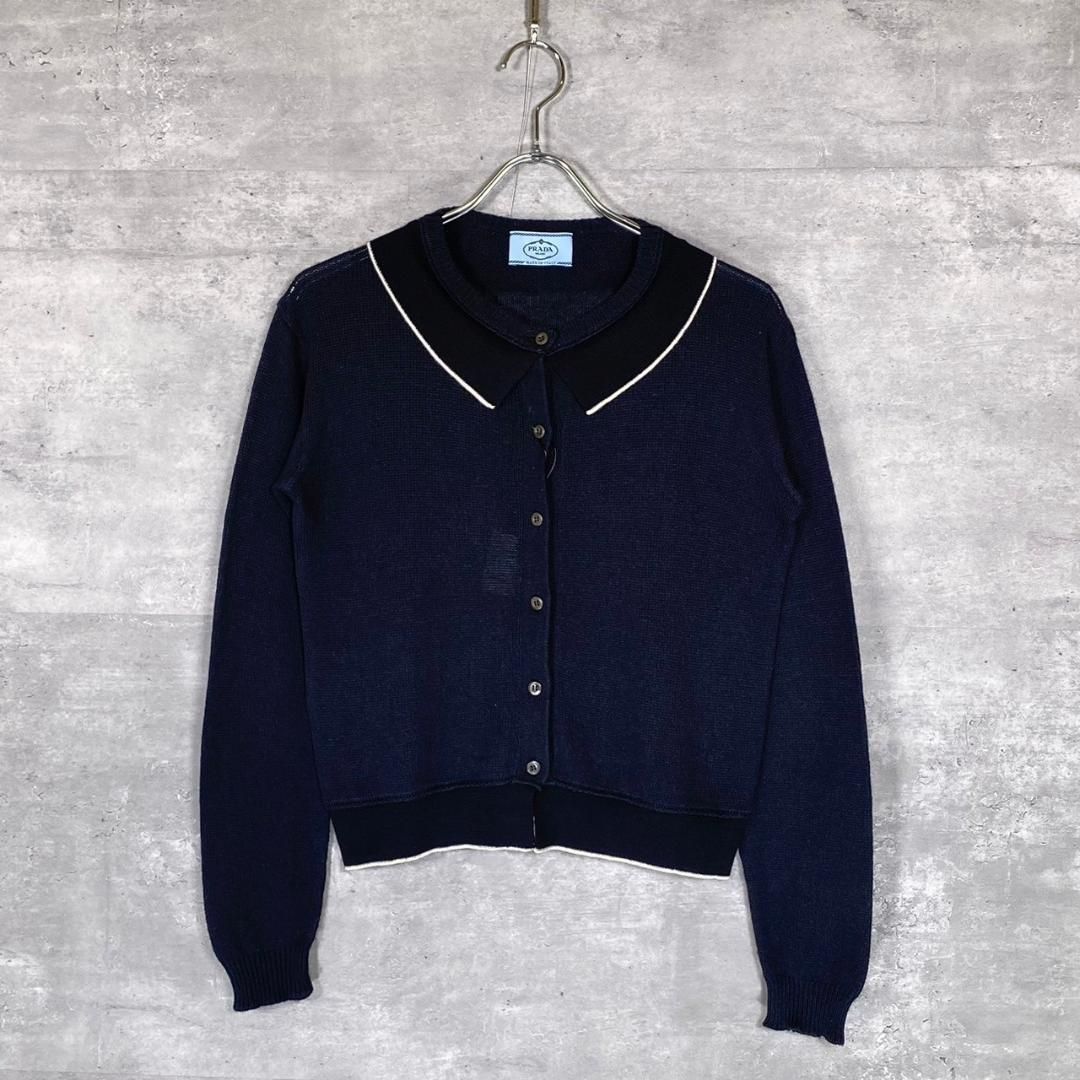 PRADA』プラダ (36) カシミヤ混 ポロ ニットカーディガン - メルカリ