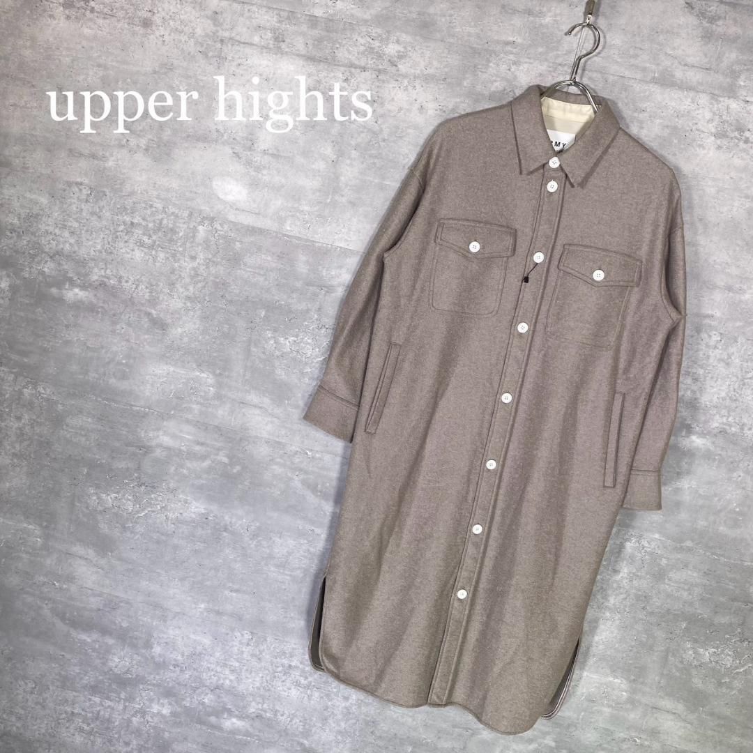 upper hights アッパーハイツ 1 ロングシャツ ワンピース